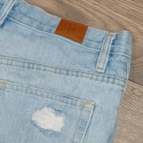 [B10] BDG Girlfriend High Rise Cutoffs Distressed Denim - Picture 5 of 5